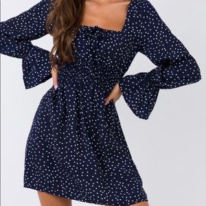 Vertigo Blues Princess Polly dress in Navy